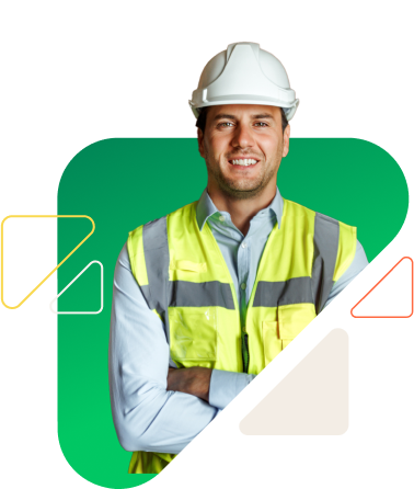 Hero image of a construction worker